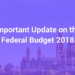 federal budget 2018