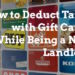 HOW TO CLAIM TAX DEDUCTIONS WITH GIFT CARDS